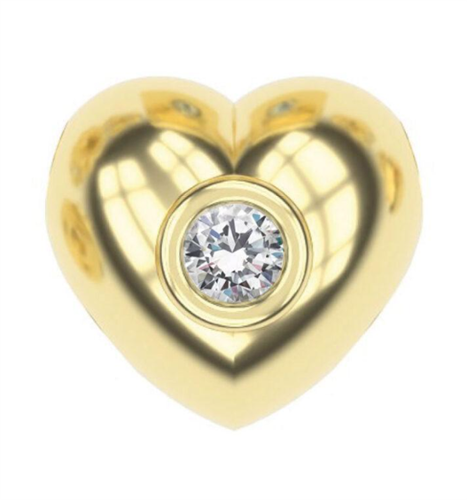 Colgante Dédié Mujer in Oro amarillo Diamante CID0168 DI GI - CID0168 DI GI